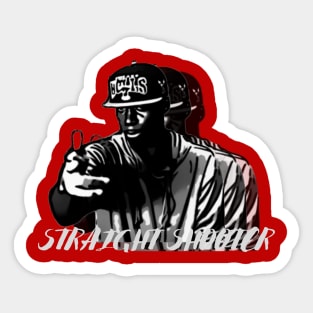 Straight Shooter Sticker